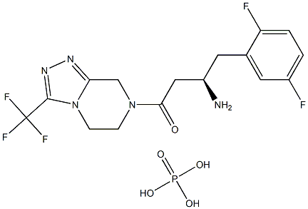 西他列汀EP杂质B, 1345822-87-8, 结构式
