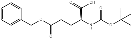 Boc-L-谷氨酸-O-苄基, 13574-13-5, 结构式