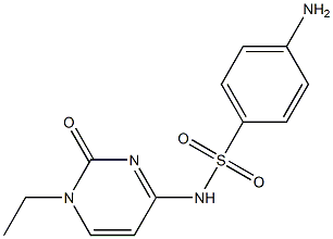磺胺西汀, 1401-49-6, 结构式