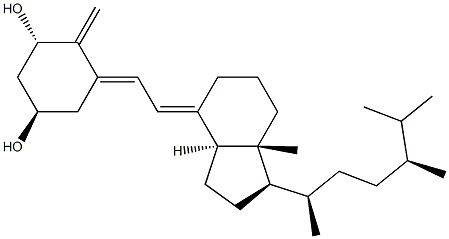 1ALPHA-羟基维生素 D4, 143032-85-3, 结构式
