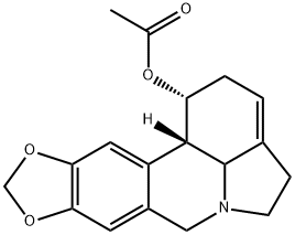 3,12-ジデヒドロ-9,10-[メチレンビス(オキシ)]ガランタン-1α-オールアセタート 化学構造式