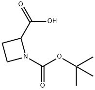 N-BOC-氮杂环丁烷-2-羧酸, 159749-28-7, 结构式
