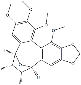 南五味子木脂素L, 163660-06-8, 结构式