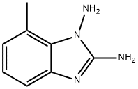 1H-Benzimidazole-1,2-diamine,7-methyl-(9CI) Structure