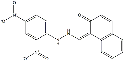 1-Naphthalenecarboxaldehyde,2-hydroxy-, 2-(2,4-dinitrophenyl)hydrazone Structure