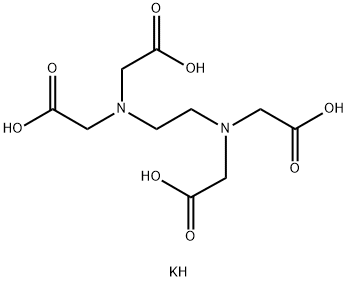 エチレンジニトリロ四酢酸水素1,1',1''-三カリウム 化学構造式