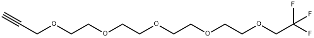 1,1,1-Trifluoroethyl-PEG5-Propargyl Struktur