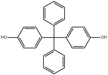 4,4'-Dihydroxytetraphenylmethane Struktur