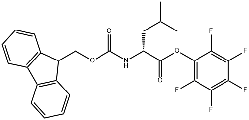 Fmoc-D-Leu-OPfp, 184840-63-9, 结构式