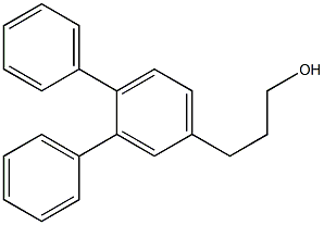 3-(2-フェニル-4-ビフェニリル)-1-プロパノール 化学構造式
