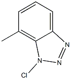 1H-Benzotriazole, C-chloro-C-methyl- Structure
