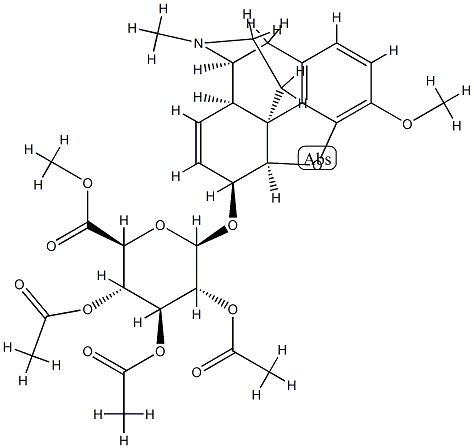 Codeine β-D-Glucuronide Triacetate Methyl Ester Struktur