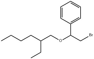 [α-(Bromomethyl)benzyl](2-ethylhexyl) ether Structure
