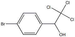 BenzeneMethanol, 4-broMo-.alpha.-(trichloroMethyl)- Structure