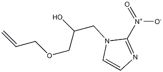 α-Allyloxymethyl-2-nitro-1H-imidazole-1-ethanol Structure