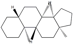 (14β)-5α-アンドロスタン 化学構造式