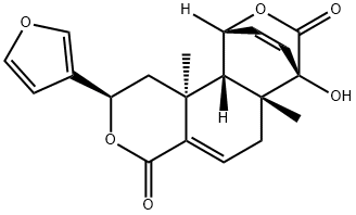 4,4a,9,10,10a,10b-Hexahydro-4-hydroxy-4a,10a-dimethyl-9-(3-furyl)-1,4-etheno-1H,3H-benzo[1,2-c:3,4-c']dipyran-3,7(5H)-dione Structure