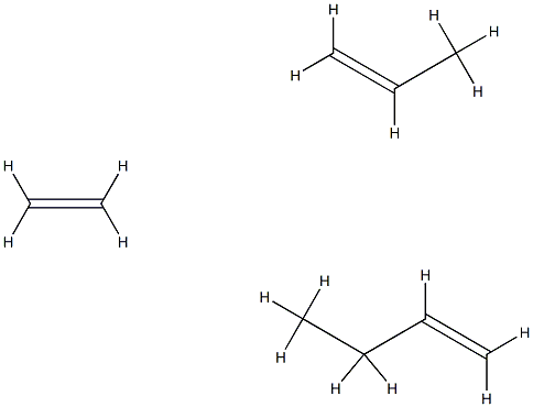 1-Butene, polymer with ethene and 1-propene Structure