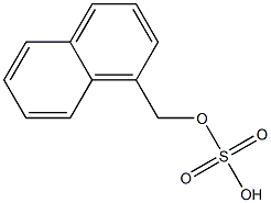 硫酸1-メナフチル 化学構造式