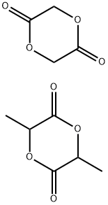 ポリ（DLラクタイドCOグリコライド） 化学構造式