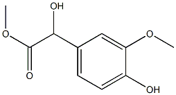 α,4-Dihydroxy-3-methoxybenzeneacetic acid methyl ester 结构式