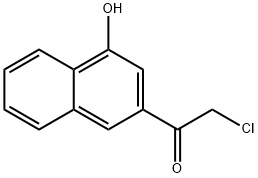 1-Acetonaphthone, 2-chloro-4-hydroxy- (8CI) Struktur