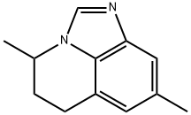 4H-Imidazo[4,5,1-ij]quinoline,5,6-dihydro-4,8-dimethyl-(8CI) 结构式