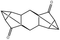 1,2,3a,4,4a,5,6,7a,8,8a-Decahydro-1,2,4:5,6,8-dimetheno-s-indacene-3,7-dione 结构式