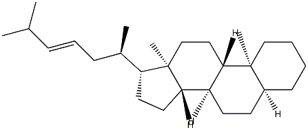 5β-Cholest-23-ene 结构式