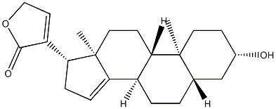 beta-Anhydrouzarigenin Struktur