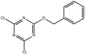 2-(苄氧基)-4,6-二氯-1,3,5-三嗪, 30886-24-9, 结构式