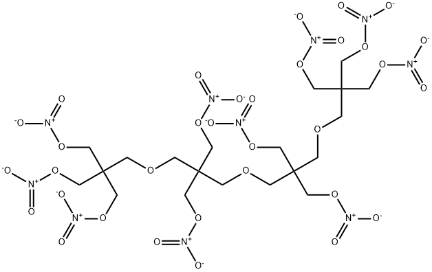 四季戊四醇十硝酸酯, 31206-33-4, 结构式