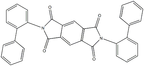2,6-Di(2-biphenylyl)benzo[1,2-c:4,5-c']dipyrrole-1,3,5,7(2H,6H)-tetrone Structure