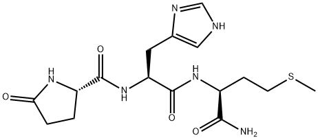pGlu-L-His-L-Met-NH2 Structure