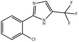 1H-IMidazole, 2-(2-chlorophenyl)-5-(trifluoroMethyl)- Struktur