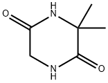 2,5-Piperazinedione,3,3-dimethyl-(8CI,9CI) Struktur