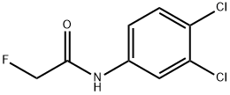 3,4-Dichloro-2-fluoroacetanilide, 3435-69-6, 结构式
