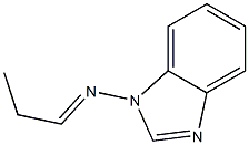 1H-Benzimidazol-1-amine,N-propylidene-(9CI) Structure