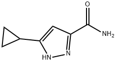 1H-Pyrazole-3-carboxamide,5-cyclopropyl-(9CI) Structure
