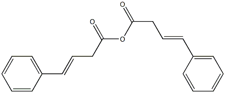 Bis(4-phenyl-3-butenoic)anhydride 结构式