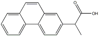 α-Methyl-2-phenanthreneacetic acid Structure