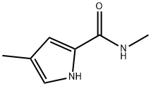 1H-Pyrrole-2-carboxamide,N,4-dimethyl-(9CI) 结构式