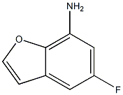 7-Benzofuranamine,5-fluoro-(9CI) Structure