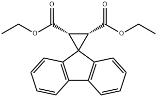Spiro[cyclopropane-1,9'-[9H]fluorene]-2α,3α-dicarboxylic acid diethyl ester Structure