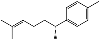 1-[(1R)-1,5-ジメチル-4-ヘキセニル]-4-メチルベンゼン 化学構造式