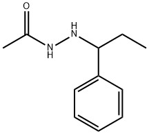 N'-(α-Ethylbenzyl)acetohydrazide Structure