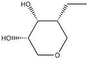 D-Ribitol, 1,5-anhydro-4-deoxy-4-ethyl- (9CI) Structure