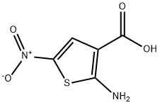3-Thiophenecarboxylicacid,2-amino-5-nitro-(9CI) Structure
