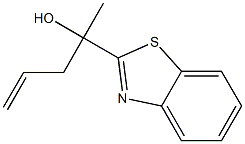 2-Benzothiazolemethanol,alpha-methyl-alpha-2-propenyl-(9CI) Structure