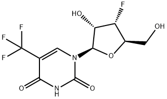 3'-Deoxy-3'-fluoro-5-trifluoroMethyluridine Structure